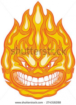 Vector #ClipArt #Cartoon #Illustration of a #Fireball ...