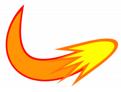 Fireball clipart comet tail, Fireball comet tail Transparent ...