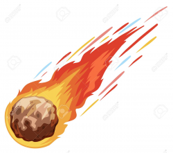 Clipart Of A Comet