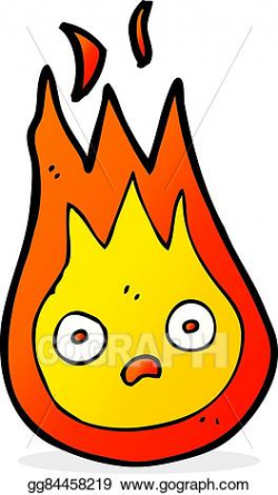 Vector Stock - Cartoon friendly fireball. Stock Clip Art ...