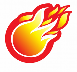 Fireball Clipart Emoji - Ball Of Fire Clipart | Transparent ...