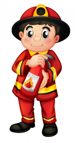 Firefighter clipart community helper, Firefighter community ...