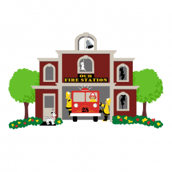 Firefighter clipart fire house, Firefighter fire house ...