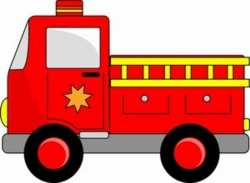 Fire Engine Clipart Image: Cartoon Firetruck | Cubby ideas ...