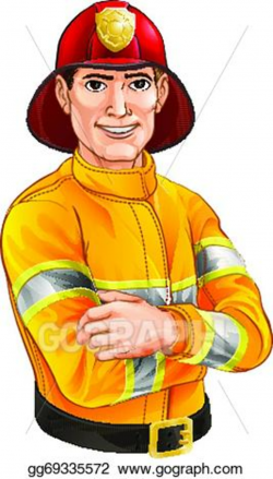 Clip Art Vector - Fireman cartoon. Stock EPS gg69335572 ...