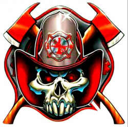 Skull Art | Firefighter images, Skull artwork, Firefighter