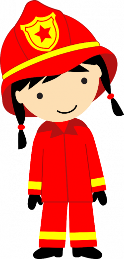 Bombeiros e Polícia - Minus | Firefighter clipart, Fireman ...