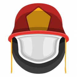Firefighter helmet clipart - Transparent PNG & SVG vector