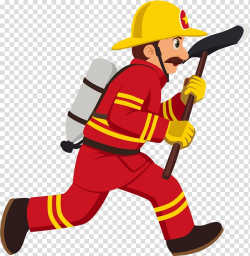 Male firefighter illustration, Firefighter Cartoon ...