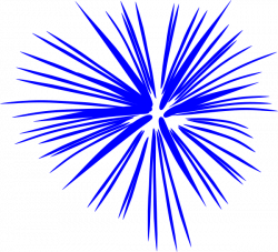 Blue Fireworks Clip Art at Clker.com - vector clip art online ...