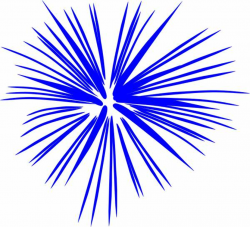 Fireworks clip art fireworks blue image - WikiClipArt