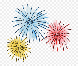 New Year Fireworks Clipart, HD Png Download - 710x638(#2450564 ...