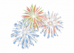 Fireworks Transparent Rainbow - Blue Firework Png Free PNG Images ...