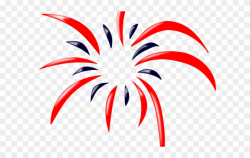 Fireworks Clipart Png Format - Red And White Fireworks Transparent ...