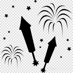 Fireworks, Illustration, Silhouette, transparent png image & clipart ...