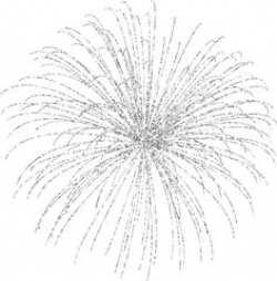 Silver firework - Clip Art Library