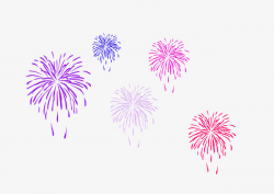Red Simple Fireworks Effect Elements, Fireworks Clipart, Red, Simple ...