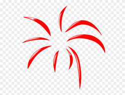 Jpg Royalty Free Red Simple Clip Art - Red Firework Clipart - Png ...