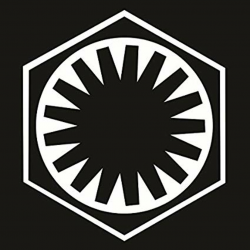 Star Wars - First Order Die Cut Premium Vinyl Decal - White 4\