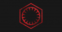 The First Order/New Imperial Logo - Red Metal Weathered by fotofixer72