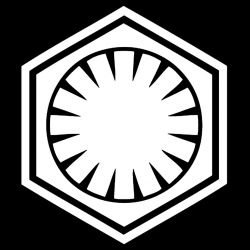 The First Order Galactic Empire Imperial Logo Vinyl Sticker Car Decal