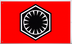 Star Wars First Order Indoor Outdoor Flag Banner metal holes ...