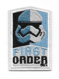 Star Wars The Force Awakens Movie First Order Trooper Logo Embroidered Patch