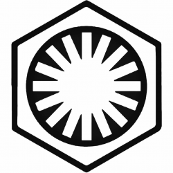 First Order Emblem Star Wars Sticker