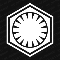 Star Wars First Order Symbol Vinyl Decal | Vinyl decals ...