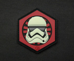 Details about 3D PVC First Order GITD Stormtrooper Helmet Patch Star Wars  Episode 7 Finn