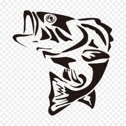 Bass fish clipart black and white 6 clipart station jpg - Clipartix