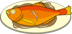 Cooked fish clip art fish - Clipartix