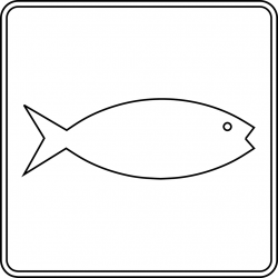 Simple Fish Outline Clip Art | Clipart Panda - Free Clipart Images