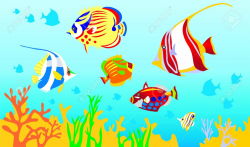 Ocean fish clipart 5 » Clipart Station