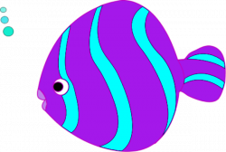 Purple Fish Clipart - Clip Art Library