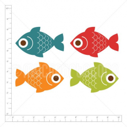 Clipart - Fishing / Fish / Camping Clipart (Single Clipart Image ...