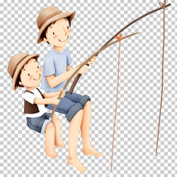 Fathers Day Son Fishing Daughter PNG, Clipart, Free PNG Download