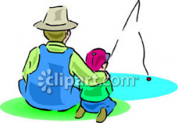 Father and Son Fishing Clip | Clipart Panda - Free Clipart Images