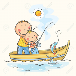 Father son fishing clipart 6 » Clipart Station