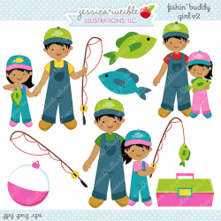 Little girl fishing clipart 4 » Clipart Station