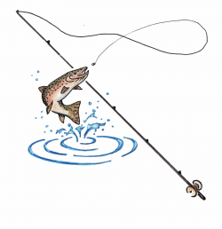 Fishing Pole Clipart Fishing Tool - Fishing Rod And Fish Free PNG ...