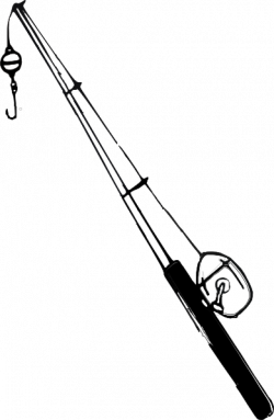 Fishing Rod & Reel clip art - vector clip art online, royalty free ...