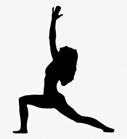 Fitness Clipart Free - Yoga Pose Silhouette #87646 - Free ...