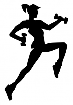 Fitness girl silhouette clipart clipart kid - Clipartix