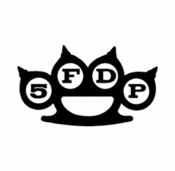Details about Five Finger Death Punch Vinyl Decal Car Window Laptop Guitar  5FDP Logo Sticker