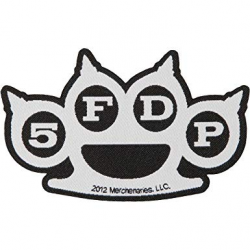 Five Finger Death Punch 5FDP Die Cut Logo Patch Knuckles Metal Sew On  Applique