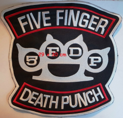 FIVE FINGER DEATH PUNCH F- back patch - FREE SHIPPING !!!