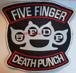 Details about FIVE FINGER DEATH PUNCH F- back patch - FREE SHIPPING !!!
