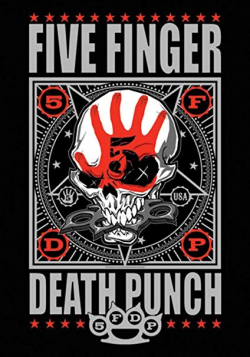 5 Finger Death Punch - Punchagram Fabric Poster 30 x 40in
