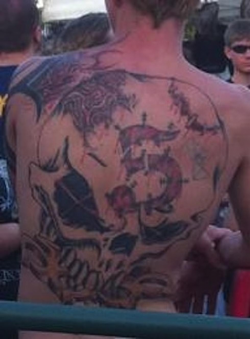 Foul Five Finger Death Punch - Worst Rock Tattoos